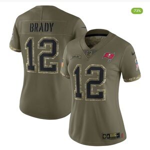 Nike Women's Tom Brady Military Salute Football Jersey